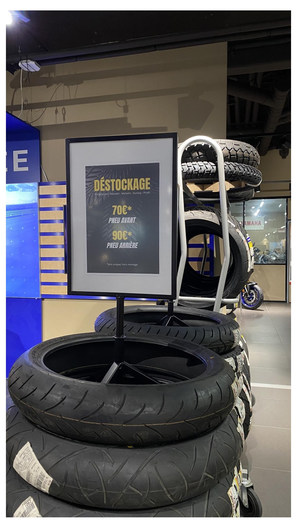 Grand déstockage de pneus chez Motos Sohn