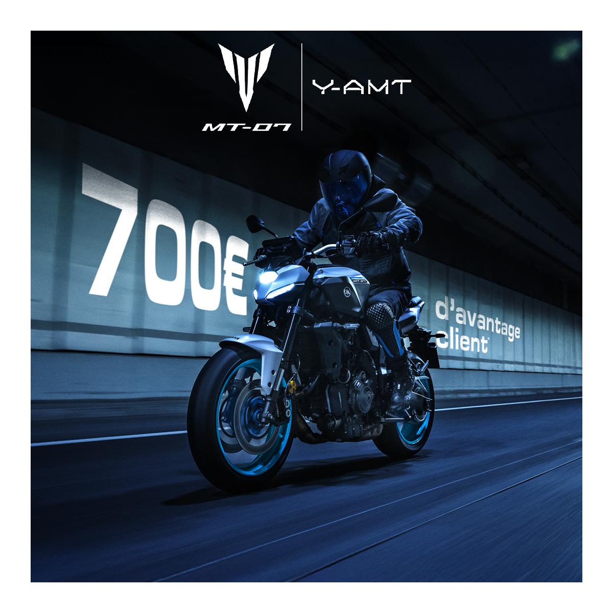 700€ de réduction sur les modèles MT-07 2025 !